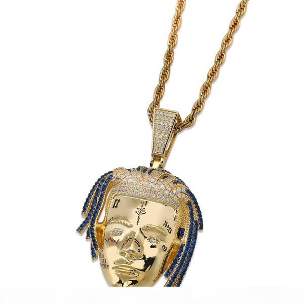 personalized rapper xxxtentacion pendant necklace men iced out cz chains hip hop punk gold silver color charms jewelry gifts
personalized rapper xxxtentacion pendant necklace men iced out cz chains hip hop punk gold silver color charms jewelry gifts
