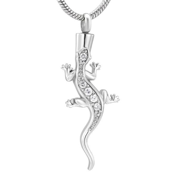 pendant necklaces crystal wall lizard cremation jewelry memoial urn necklace for ashes stainless steel keepaske, Silver
pendant necklaces crystal wall lizard cremation jewelry memoial urn necklace for ashes stainless steel keepaske, Silver