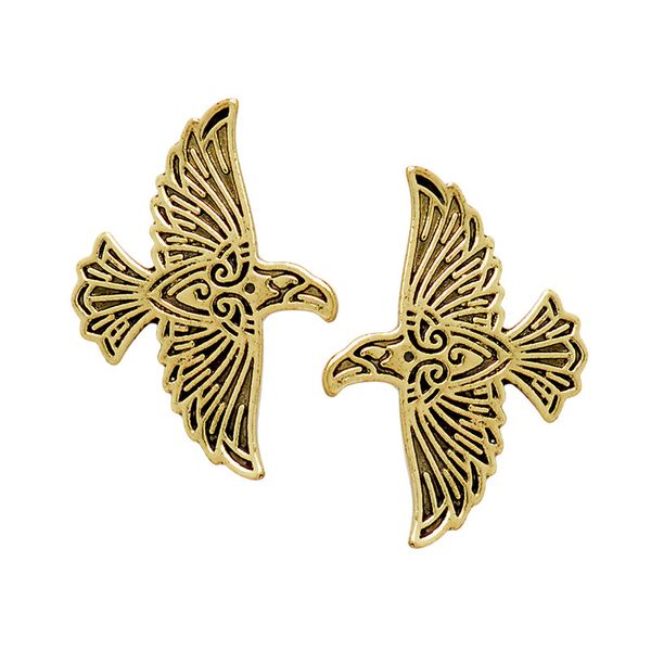 viking flying raven pin 1~2pcs norse viking crow brooch vintage bronze pin buckle jacket shirt badge men jewelry gift, Gray
viking flying raven pin 1~2pcs norse viking crow brooch vintage bronze pin buckle jacket shirt badge men jewelry gift, Gray