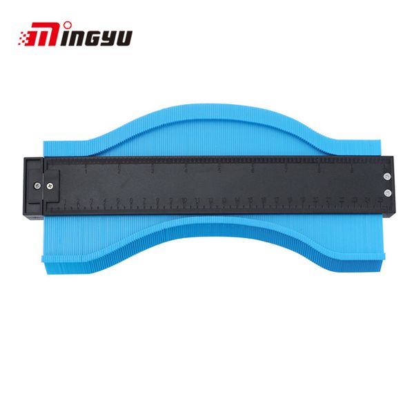 

multi-function contour profile gauge tiling laminate tiles edge shaping wood measure ruler abs contour gauge duplicator 10 inch