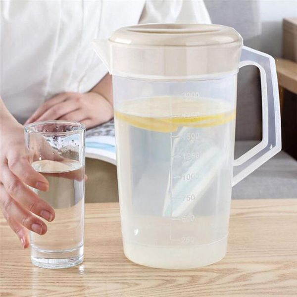 large capacity beverage storage container heat resistant cold water jug plastic juice pitcher household teapot kettle with lid
large capacity beverage storage container heat resistant cold water jug plastic juice pitcher household teapot kettle with lid