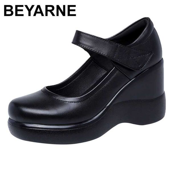beyarneround toe wedges women shoes mary jane thick bottom leather shoes platform pumps fashion new plus size, Black
beyarneround toe wedges women shoes mary jane thick bottom leather shoes platform pumps fashion new plus size, Black