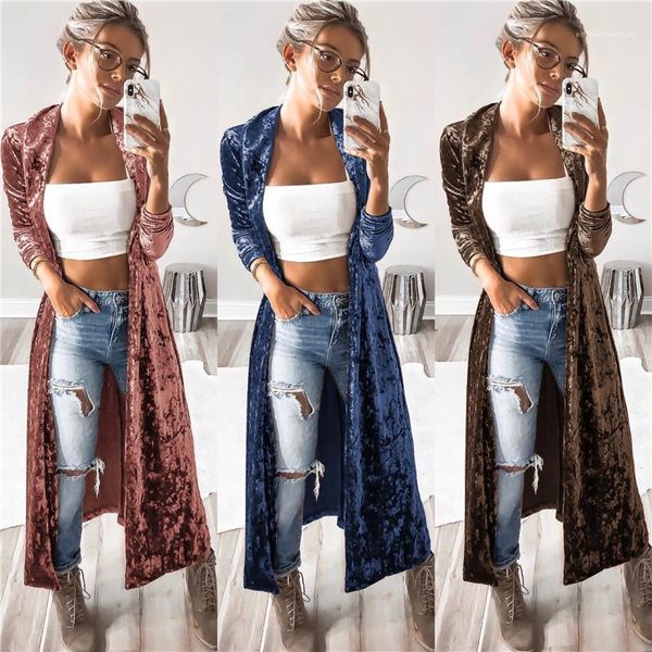 sleeve lapel neck coat fashion female clothing autumn womens designer trench coats solid color printed long, Tan;black
sleeve lapel neck coat fashion female clothing autumn womens designer trench coats solid color printed long, Tan;black