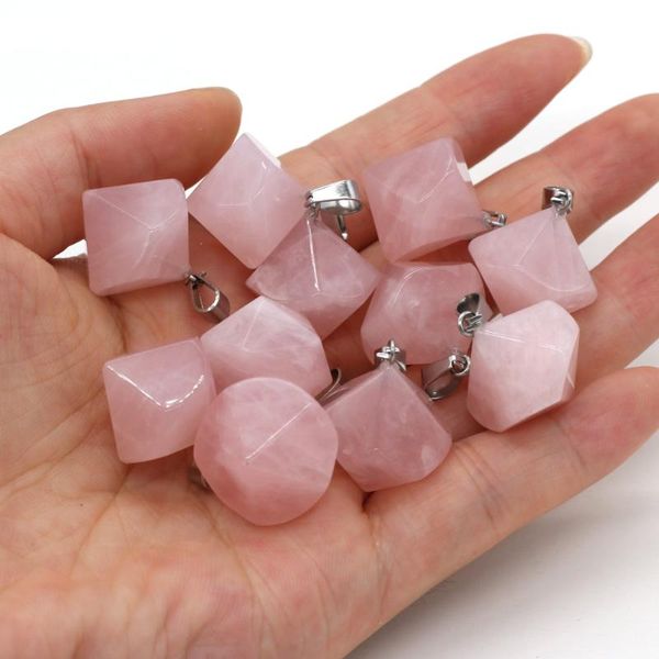 natural stone pendant polygon rose quartzs stones exquisite charm for jewelry making diy necklace bracelet accessories 20x20mm, Bronze;silver
natural stone pendant polygon rose quartzs stones exquisite charm for jewelry making diy necklace bracelet accessories 20x20mm, Bronze;silver