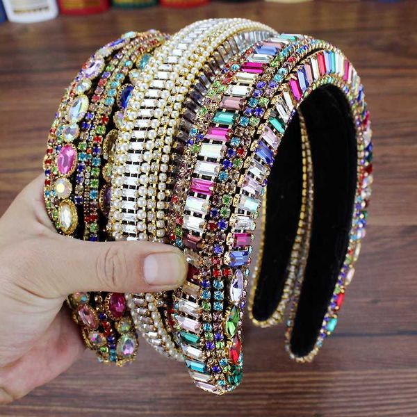 luxury sparkly full crystal pearl baroque hairband padded rhinestone princess headband for women headdress birthday hair jewelry, Golden;silver
luxury sparkly full crystal pearl baroque hairband padded rhinestone princess headband for women headdress birthday hair jewelry, Golden;silver