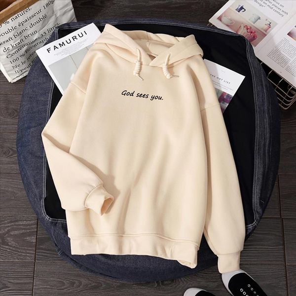 зима harajuku sudadera mujer street wear кореянка толстовки толстовка удобный плюс размер женщины бог видит, что вы letter print, Black
зима harajuku sudadera mujer street wear кореянка толстовки толстовка удобный плюс размер женщины бог видит, что вы letter print, Black