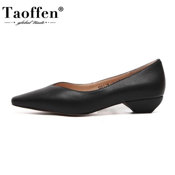 taoffen new summer women flat shoes fashion real genuine leather low special heels shoes women modern solid footwear size 33-40, Black
taoffen new summer women flat shoes fashion real genuine leather low special heels shoes women modern solid footwear size 33-40, Black