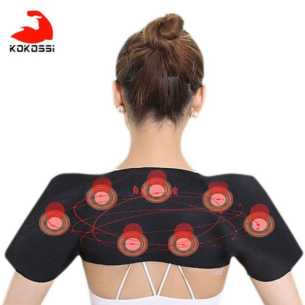 kokossi tourmaline self-heating heat therapy pad shoulder protector support body relief health care heating belt, Black;blue
kokossi tourmaline self-heating heat therapy pad shoulder protector support body relief health care heating belt, Black;blue