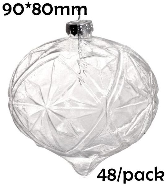 event party ornaments christmas xmas 90*80mm decoration clear onion snowflake ornament, 48/pack
event party ornaments christmas xmas 90*80mm decoration clear onion snowflake ornament, 48/pack