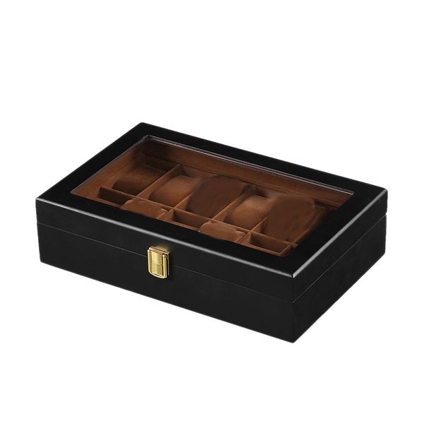 12-bit деревянные часы box black watch box хранения окна дисплея ювелирных изделий ювелирных изделий хранения, Black;blue
12-bit деревянные часы box black watch box хранения окна дисплея ювелирных изделий ювелирных изделий хранения, Black;blue