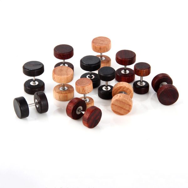 new hip hop rock round natural wood earrings fashion men and women dumbbell wood earrings hypoallergenic jewelry gifts, Golden;silver
new hip hop rock round natural wood earrings fashion men and women dumbbell wood earrings hypoallergenic jewelry gifts, Golden;silver