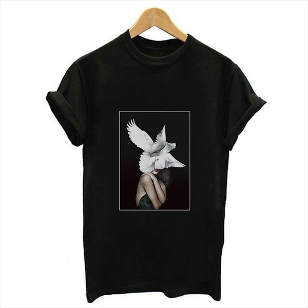 women tshirt 2020 new harajuku aesthetics art print women shirt flowers short sleeve tees summer short fashion casual tumblr, White
women tshirt 2020 new harajuku aesthetics art print women shirt flowers short sleeve tees summer short fashion casual tumblr, White