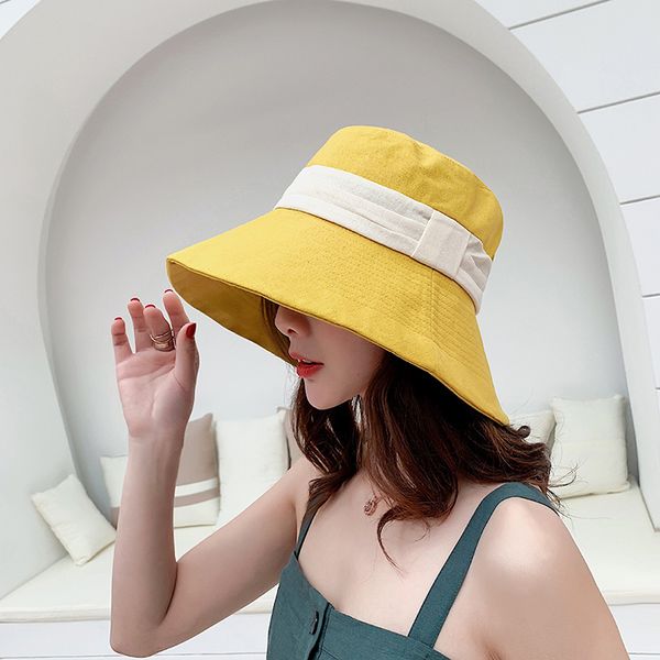 solid color bucket hat folding washed lady sun protection cloth cap women cloth bow wide brim beach hat, Blue;gray
solid color bucket hat folding washed lady sun protection cloth cap women cloth bow wide brim beach hat, Blue;gray