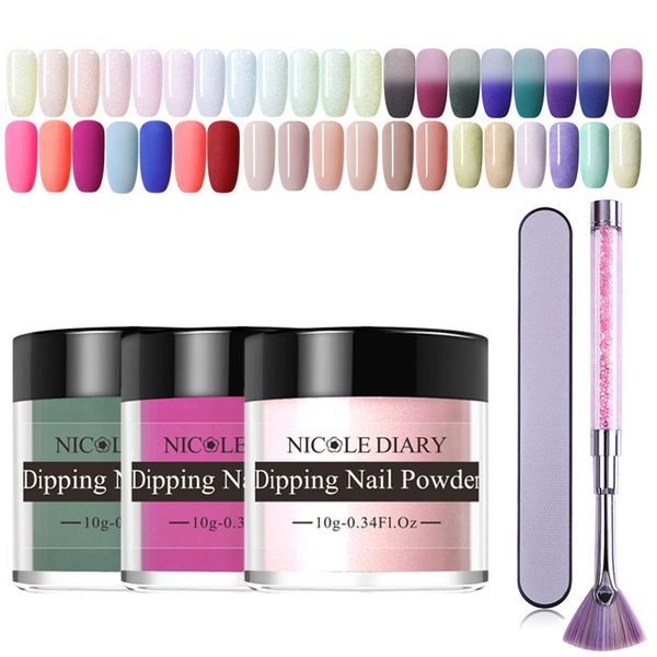 nicole diary 12pcs dipping nail powder kits dip nail glitter powder luminous matte gradient pigment dust sequins, Silver;gold
nicole diary 12pcs dipping nail powder kits dip nail glitter powder luminous matte gradient pigment dust sequins, Silver;gold