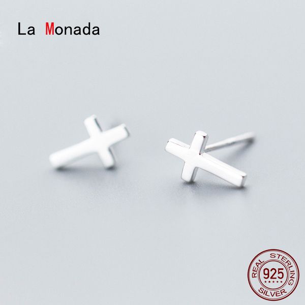 other la monada christianity cross earings studs 925 sterling silver fine jewelry minimalist stud earrings for women korean, Golden;silver
other la monada christianity cross earings studs 925 sterling silver fine jewelry minimalist stud earrings for women korean, Golden;silver