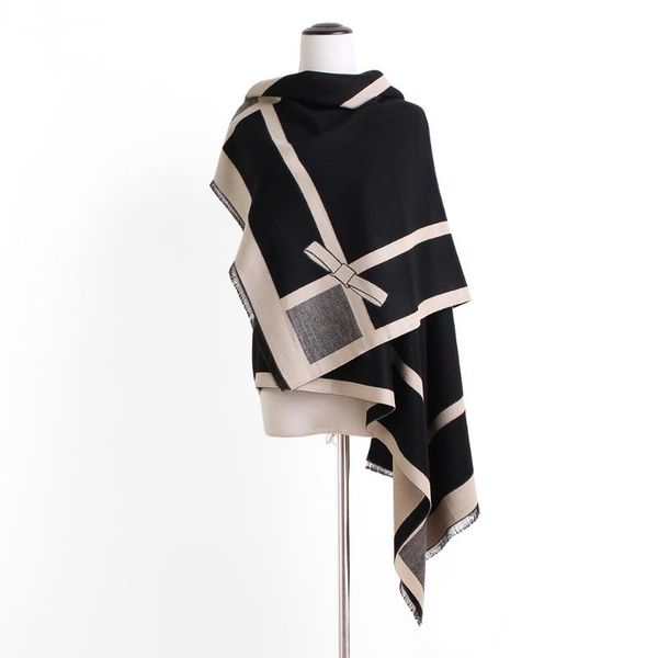 2020 new women bow stripe cashmere scarves lady winter thick warm wool blanket scarf brand shawl wrap, Blue;gray
2020 new women bow stripe cashmere scarves lady winter thick warm wool blanket scarf brand shawl wrap, Blue;gray