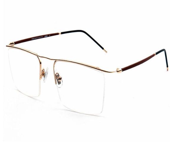 business men new fashion half rim alloy ultralight clear lens optical eyeglasses frame silver gold myopia goggle eyewear frame, Black
business men new fashion half rim alloy ultralight clear lens optical eyeglasses frame silver gold myopia goggle eyewear frame, Black