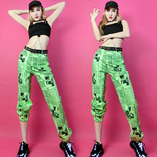 stage wear fashion jazz dance performance clothes female practice rave hip-hop casual pants sports suit festival outfit sl3921, Black;red
stage wear fashion jazz dance performance clothes female practice rave hip-hop casual pants sports suit festival outfit sl3921, Black;red