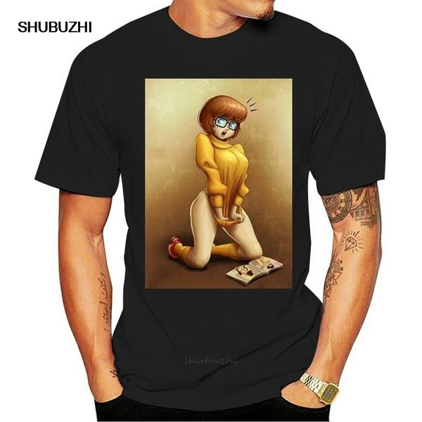 naughty velma dinkley scooby-doo looking magazine men women t-shirt us tee shirt