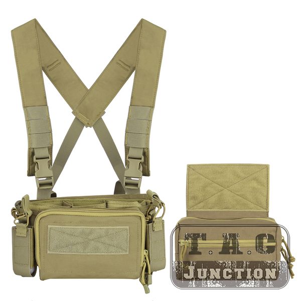 simple version 3 chest rig set lightweight armor carrier 5.56 magazine pouch for hunting tactical utility chest rig cb, Camo;black
simple version 3 chest rig set lightweight armor carrier 5.56 magazine pouch for hunting tactical utility chest rig cb, Camo;black