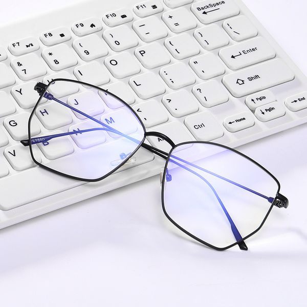 polygon blue ray blocking glasses computer goggle anti blue light hexagon metal spectacle butterfly ultralight protect eyewear, White;black
polygon blue ray blocking glasses computer goggle anti blue light hexagon metal spectacle butterfly ultralight protect eyewear, White;black