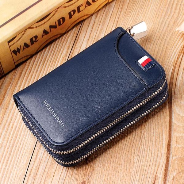 williampolo men wallet car key case key holder genuine leather double zipper holder organizer multi card purse 2020, Brown;gray
williampolo men wallet car key case key holder genuine leather double zipper holder organizer multi card purse 2020, Brown;gray