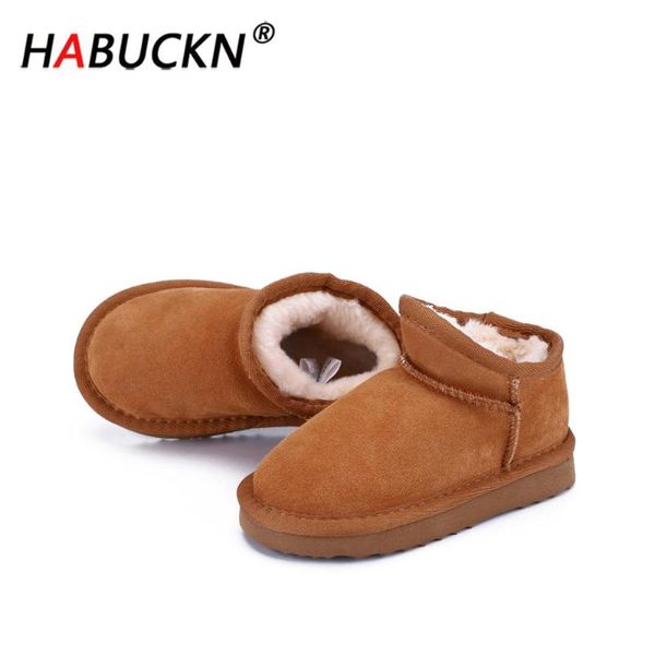 habuckn children australia classic style snow boots winter warm leather flats warterproof high-quality ankle boy and girl boots, Black;grey
habuckn children australia classic style snow boots winter warm leather flats warterproof high-quality ankle boy and girl boots, Black;grey