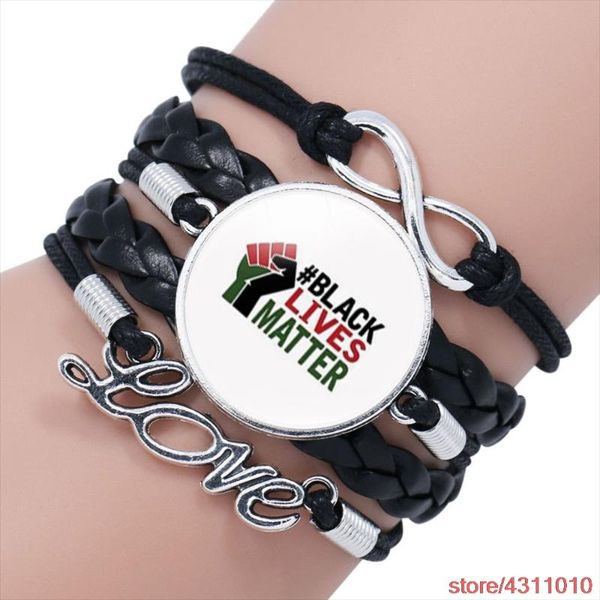 infinity love fist black lives matter i can't breathe bracelet for women men handmade leather charms bracelet multilayer jewelry, Golden;silver
infinity love fist black lives matter i can't breathe bracelet for women men handmade leather charms bracelet multilayer jewelry, Golden;silver