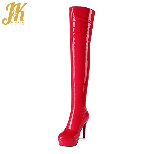 jk 2020 patent over the knee boots women thin high heels thigh high boot bar winter footwear zipper platform shoes party, Black
jk 2020 patent over the knee boots women thin high heels thigh high boot bar winter footwear zipper platform shoes party, Black