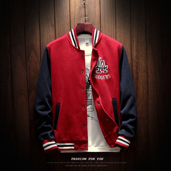 2020 new arrival single casual baseball uniform coat male bomber jacket men rib sleeve brand clothing fleece spliced
2020 new arrival single casual baseball uniform coat male bomber jacket men rib sleeve brand clothing fleece spliced