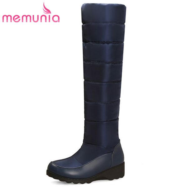 boots memunia 2021 arrival knee high women keep warm down snow round toe zip comfortable winter wedges shoes woman, Black
boots memunia 2021 arrival knee high women keep warm down snow round toe zip comfortable winter wedges shoes woman, Black