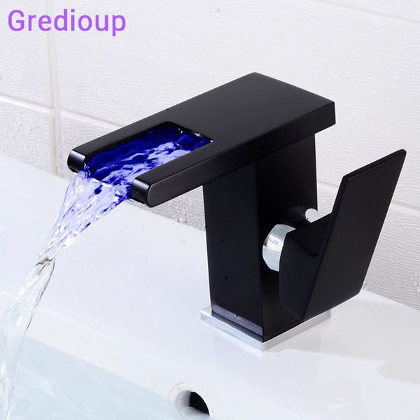 bathroom sink faucets torneira led light waterfall black cold mixer basin tap brass faucet deck mount water for
bathroom sink faucets torneira led light waterfall black cold mixer basin tap brass faucet deck mount water for