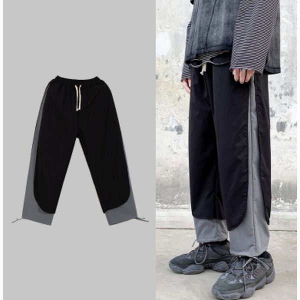 men's street new workwear sports loose casual cropped ankle-length pants men's clothing, Black
men's street new workwear sports loose casual cropped ankle-length pants men's clothing, Black