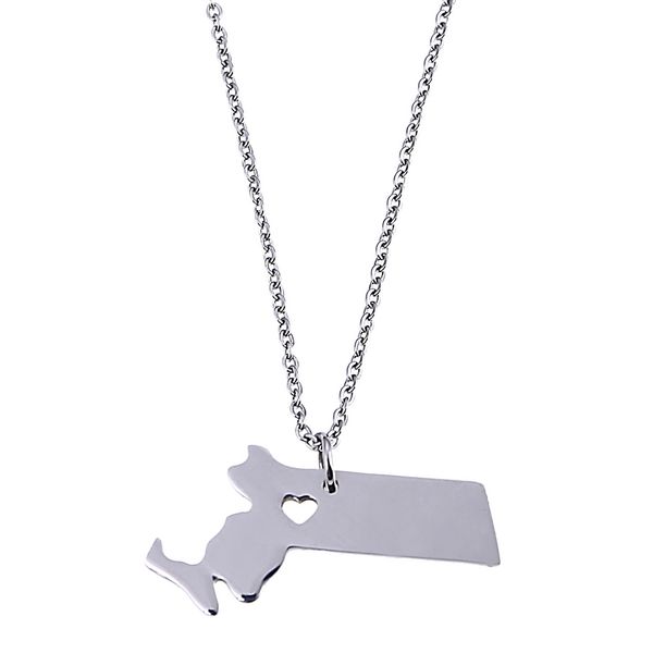 stainless steel silver color massachusetts map pendant necklace trendy massachusetts map charm jewelry
stainless steel silver color massachusetts map pendant necklace trendy massachusetts map charm jewelry