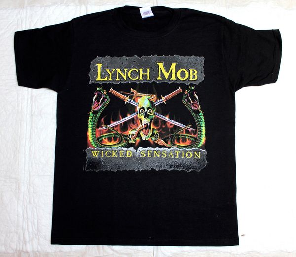 lynch mob - wicked sensation t-shirt (s-3xl) men t shirt great quality funny man cotton tee shirt short sleeve
lynch mob - wicked sensation t-shirt (s-3xl) men t shirt great quality funny man cotton tee shirt short sleeve