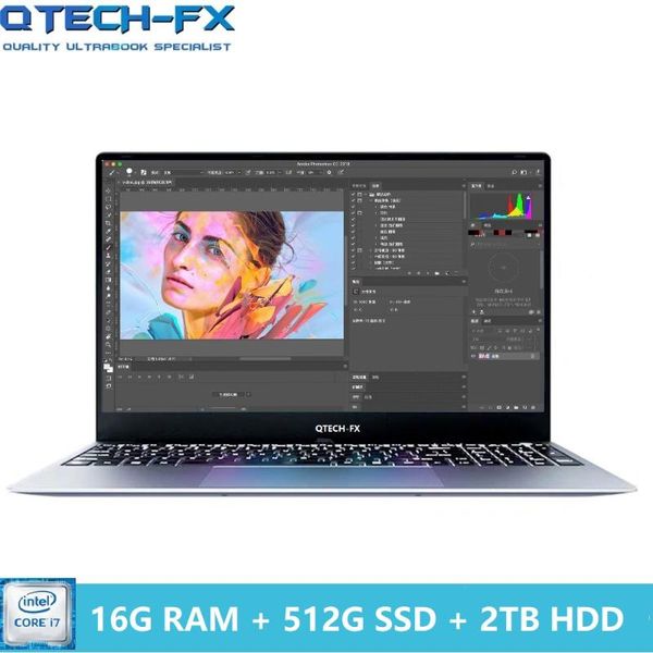 15.6" metal ssd 512gb hdd 2tb 16gb ram cpu intel windows 10 for pshop office azerty italian spanish russian keyboard lit
15.6" metal ssd 512gb hdd 2tb 16gb ram cpu intel windows 10 for pshop office azerty italian spanish russian keyboard lit