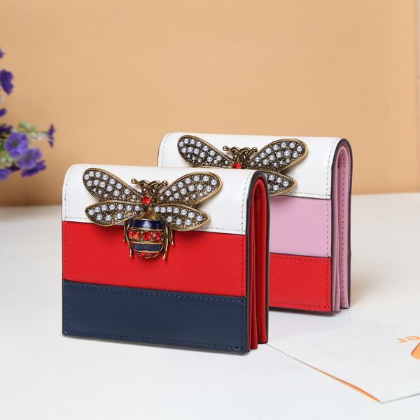 wholesale honeybee mini fashion women's leather wallet women's short purse card bag women's small purse 2020 sale, Red;black
wholesale honeybee mini fashion women's leather wallet women's short purse card bag women's small purse 2020 sale, Red;black