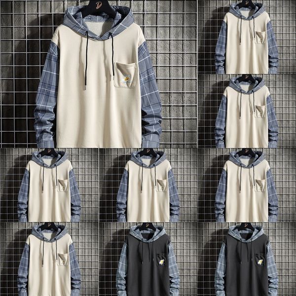 men's hoodie wear wear couple dress spring and autumn korean style trendy loose handsome fake two-piece trendy brand fashion autumn, Black
men's hoodie wear wear couple dress spring and autumn korean style trendy loose handsome fake two-piece trendy brand fashion autumn, Black