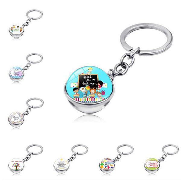 wg 1pc fashion teacher's day time gem&stone cabochon keyring pendant teacher gift metal keychain for teacher jewelry gift, Silver
wg 1pc fashion teacher's day time gem&stone cabochon keyring pendant teacher gift metal keychain for teacher jewelry gift, Silver