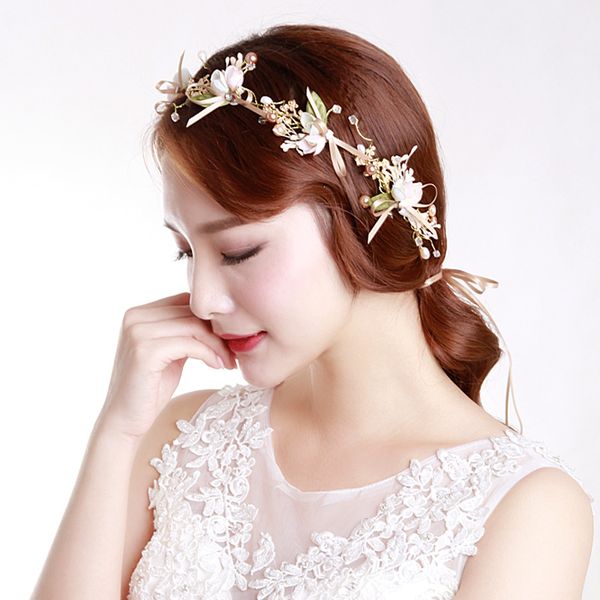 bridesmaid ribbon flower headband tiara wedding accessories flower garland hair bandbeach wreath hair accessories for women girl, Golden;silver
bridesmaid ribbon flower headband tiara wedding accessories flower garland hair bandbeach wreath hair accessories for women girl, Golden;silver