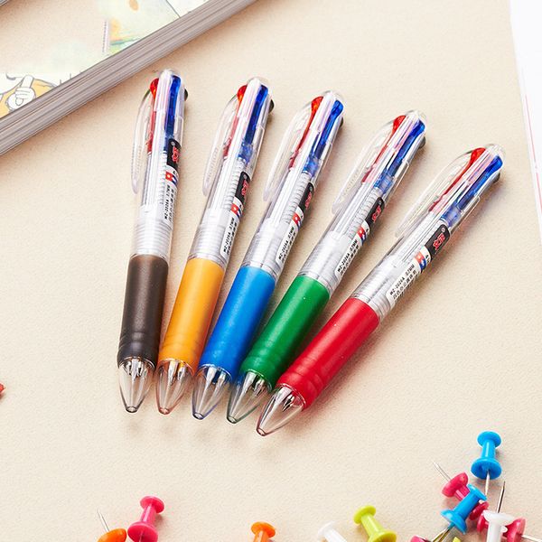 1pc creative cute transparent plastic 4 ink color creative ball-point pen ballpoint pen office business ball student gift, Blue;orange
1pc creative cute transparent plastic 4 ink color creative ball-point pen ballpoint pen office business ball student gift, Blue;orange