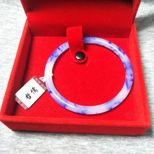zheru jewelry pure natural hetian gold silk jade bracelet blue twocolor 5462mm female gift, Black
zheru jewelry pure natural hetian gold silk jade bracelet blue twocolor 5462mm female gift, Black