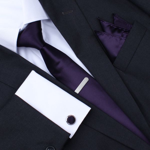 hawson fashionable design suit tie pocket square set with button cover cuff-links and tie clip for men, gift for father/dad, Black;gray
hawson fashionable design suit tie pocket square set with button cover cuff-links and tie clip for men, gift for father/dad, Black;gray