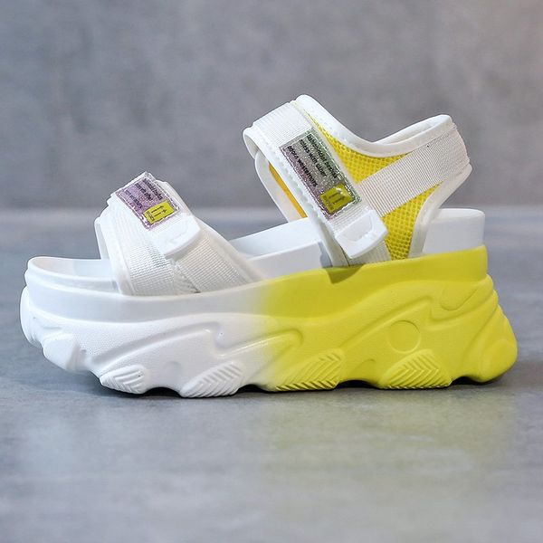 women chunky sandals platform designers brand beach yellow casual shoes woman fashion 8cm high heels open toe sandal ladies, Black
women chunky sandals platform designers brand beach yellow casual shoes woman fashion 8cm high heels open toe sandal ladies, Black