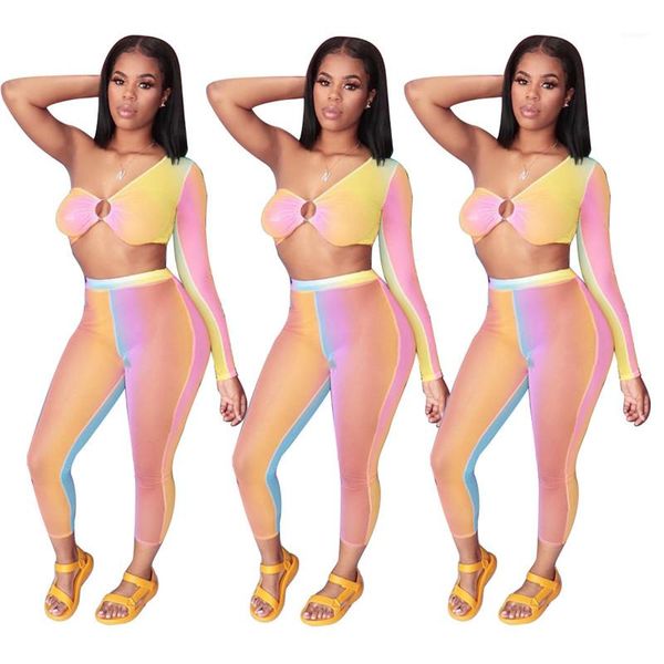 sports tracksuits women gradient color 2 piece pants casual one shoulder skinny two piece pants women yoga, White
sports tracksuits women gradient color 2 piece pants casual one shoulder skinny two piece pants women yoga, White