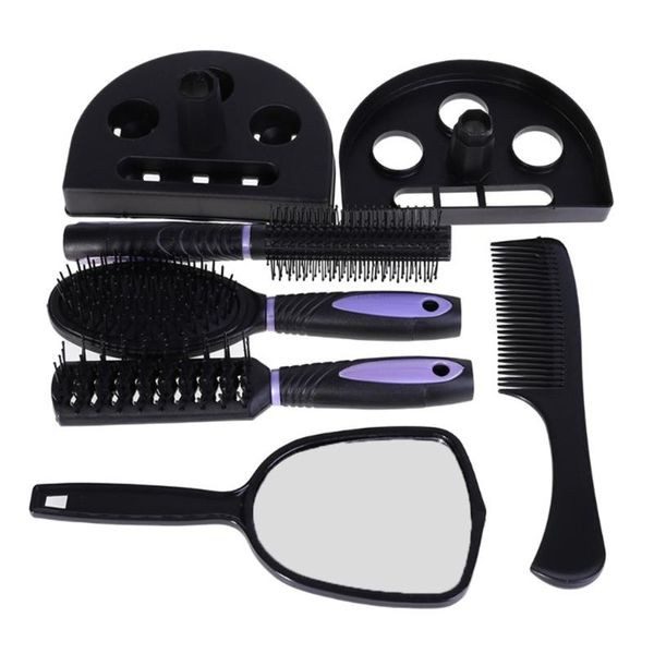 5pcs professional hair salon hair comb and mirror kits salon barber comb brushes anti-static hairbrush care styling (purple, Silver
5pcs professional hair salon hair comb and mirror kits salon barber comb brushes anti-static hairbrush care styling (purple, Silver