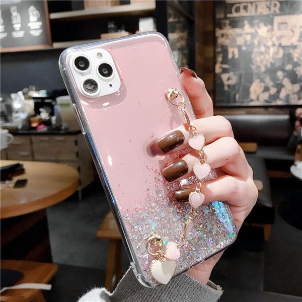 luxury 3d love heart bracelet glitter starry glitter sequin silicone soft cover for iphone 11pro max xs xr 7 8plus x phone case samsung s20
luxury 3d love heart bracelet glitter starry glitter sequin silicone soft cover for iphone 11pro max xs xr 7 8plus x phone case samsung s20