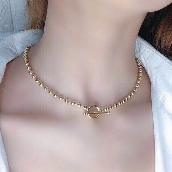 personalized chain all-match necklace internet celebrity simple round necklace trendy golden ball otbuckle choker female, Silver
personalized chain all-match necklace internet celebrity simple round necklace trendy golden ball otbuckle choker female, Silver