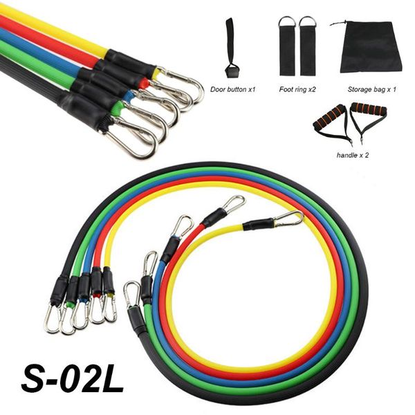 stretch training home exercise fitness rubber tubes band excerciser body training workout yoga 11pcs resistance bands set
stretch training home exercise fitness rubber tubes band excerciser body training workout yoga 11pcs resistance bands set