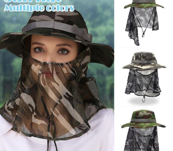 detachable sun hat summer anti-ultraviolet camouflage mesh breathable large hat sun visor iking fishing bucket cap, Blue;gray
detachable sun hat summer anti-ultraviolet camouflage mesh breathable large hat sun visor iking fishing bucket cap, Blue;gray